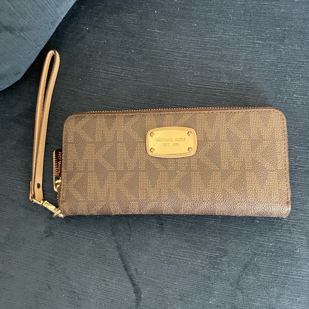 Brown leather Michael Kors Wallet